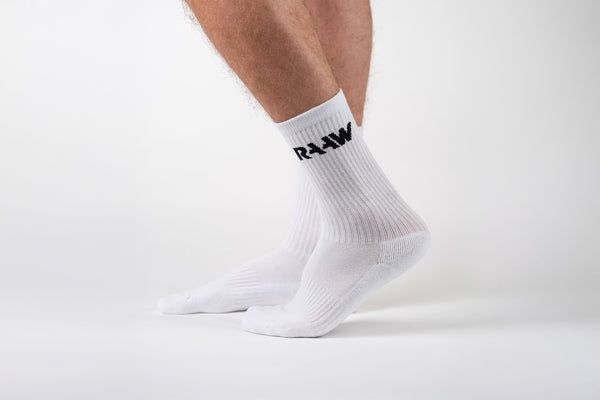 RAAW Casual Socks White