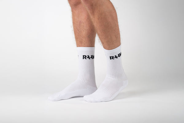 RAAW Casual Socks White